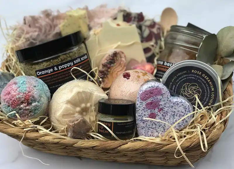 Large gift basket Artisan Soap Works